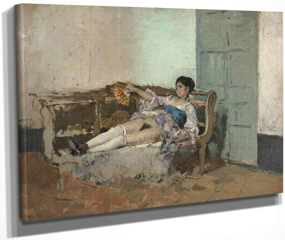 Carmen Bastian By Mariano Jose Maria Bernardo Fortuny Y Carbo Fine Art Print