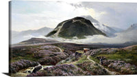 Carn Dearg & Ben Nevis From Achintee Painting Sidney Richard Percy Canvas Art Fine Art Print