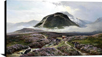 Carn Dearg & Ben Nevis From Achintee Painting Sidney Richard Percy Canvas Art Fine Art Print