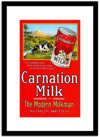 Carnation Milk  Vintage Poster Fine Art Print