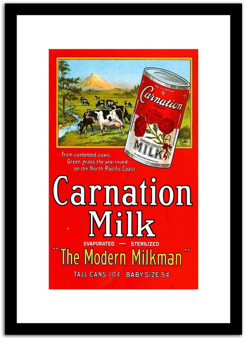 Carnation Milk  Vintage Poster Fine Art Print