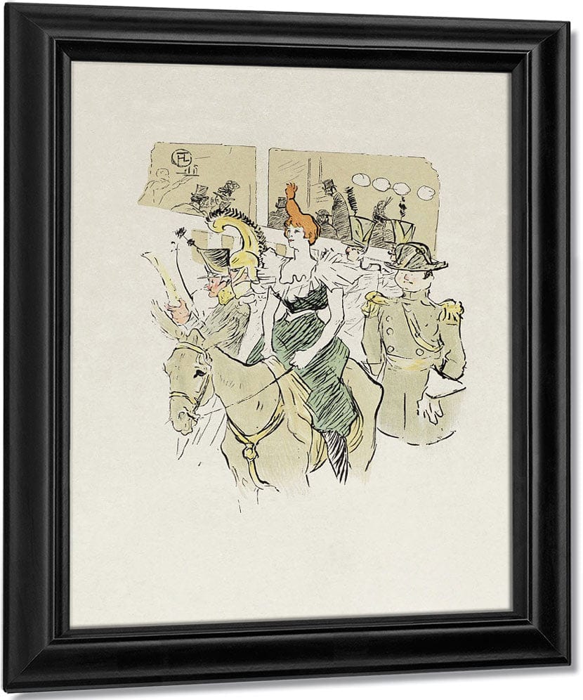 Carnival At The Moulin Rouge, Cha U Kao's Entrance By Henri Marie Raymond De Toulouse Lautrec Monfa Fine Art Print