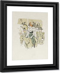 Carnival At The Moulin Rouge, Cha U Kao's Entrance By Henri Marie Raymond De Toulouse Lautrec Monfa Fine Art Print