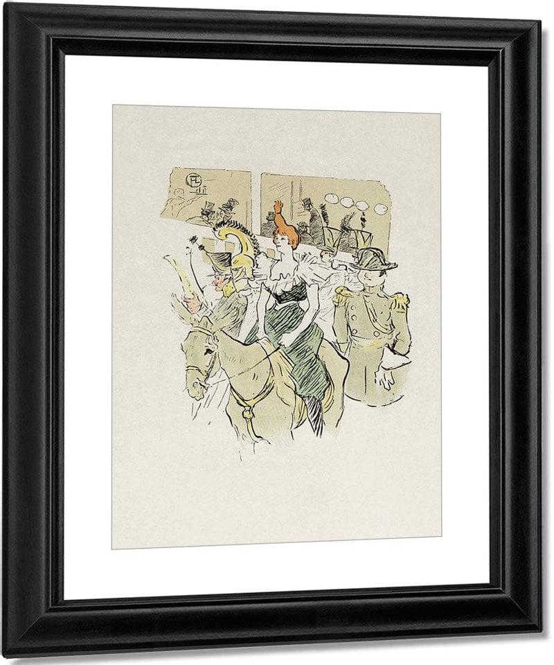 Carnival At The Moulin Rouge, Cha U Kao's Entrance By Henri Marie Raymond De Toulouse Lautrec Monfa Fine Art Print