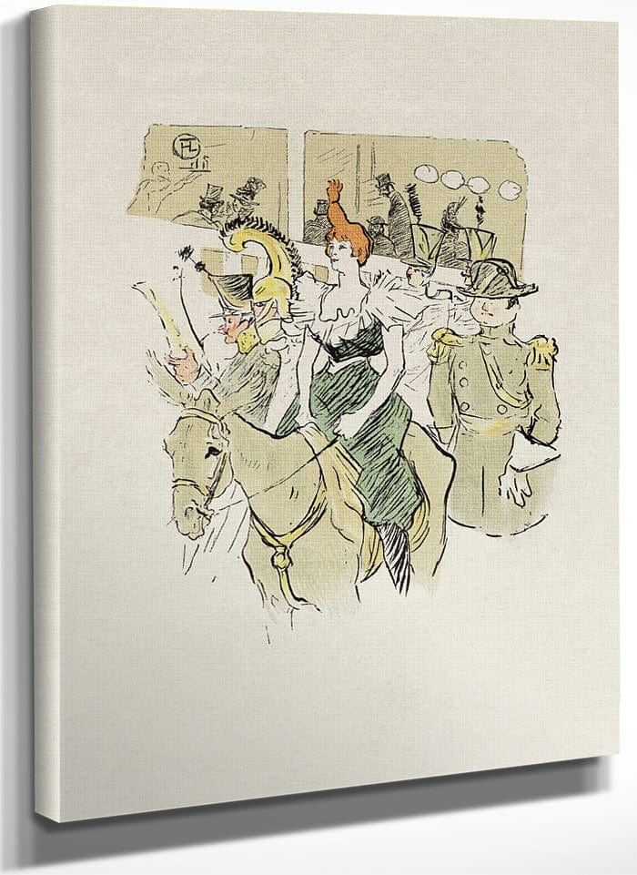 Carnival At The Moulin Rouge, Cha U Kao's Entrance By Henri Marie Raymond De Toulouse Lautrec Monfa Fine Art Print