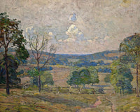 Cart Track At Rocky Hill By NC Wyeth Fine Art Print