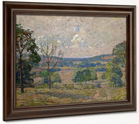 Cart Track At Rocky Hill By NC Wyeth Fine Art Print