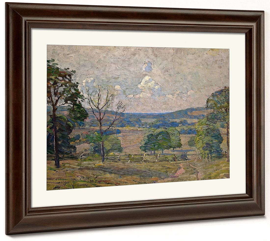 Cart Track At Rocky Hill By NC Wyeth Fine Art Print