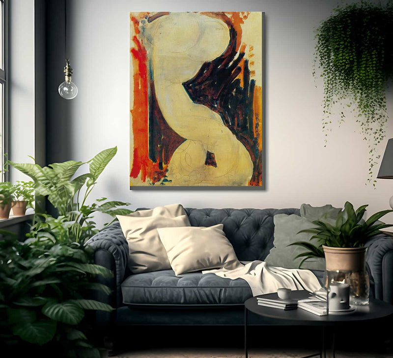 Caryatid 191314 By Amedeo Modigliani Fine Art Print