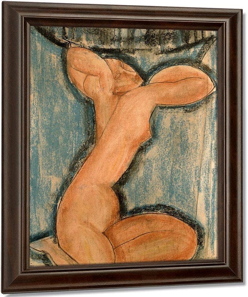 Caryatidb By Amedeo Modigliani Fine Art Print