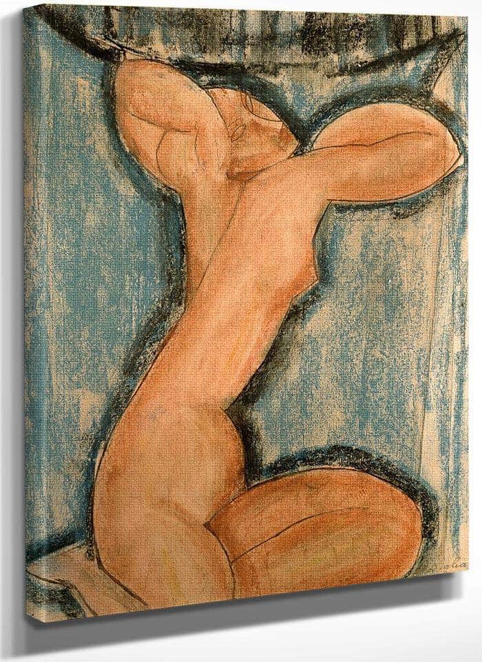 Caryatidb By Amedeo Modigliani Fine Art Print