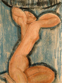 Caryatidb By Amedeo Modigliani Fine Art Print