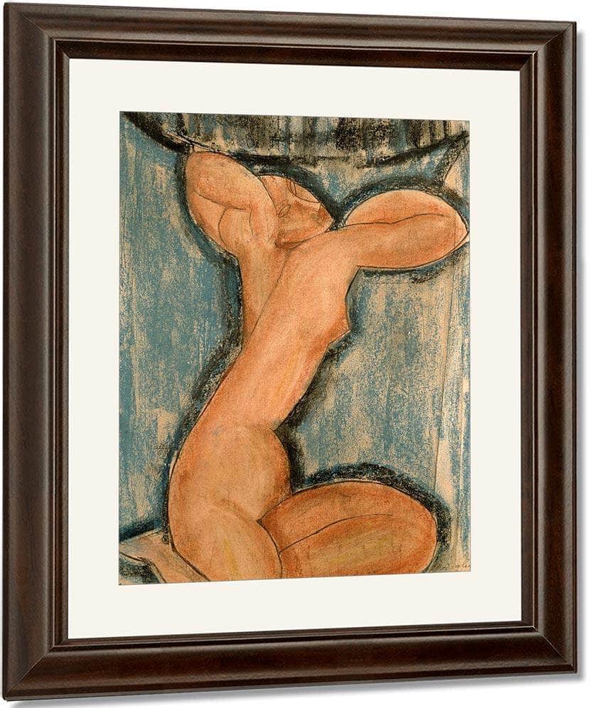 Caryatidb By Amedeo Modigliani Fine Art Print