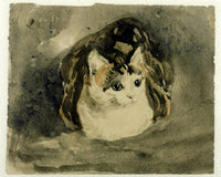 Cat 1908 By Gwendolen Mary John Fine Art Print