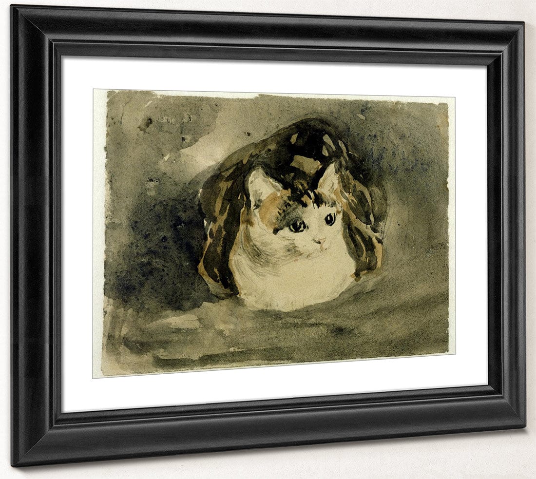 Cat 1908 By Gwendolen Mary John Fine Art Print
