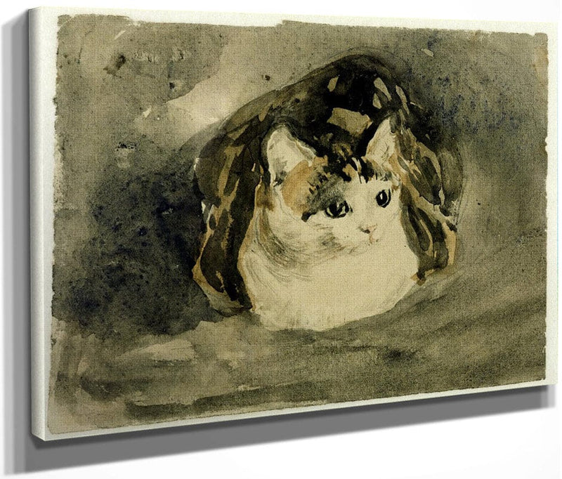 Cat 1908 By Gwendolen Mary John Fine Art Print