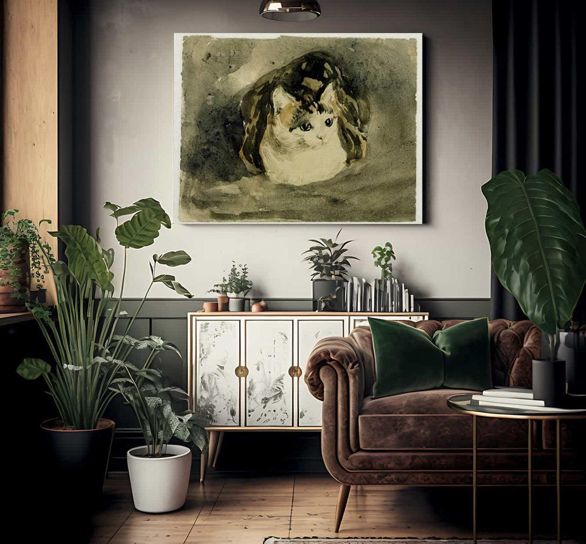 Cat 1908 By Gwendolen Mary John Fine Art Print