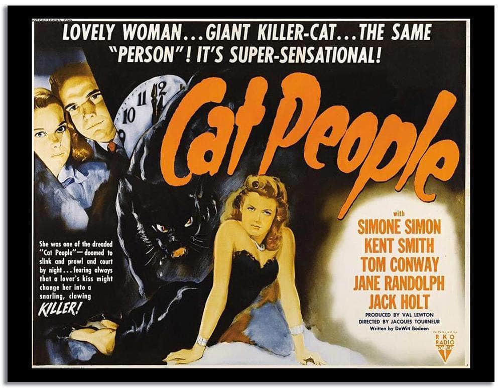 Cat People  Vintage Poster Fine Art Print