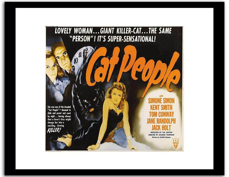 Cat People  Vintage Poster Fine Art Print