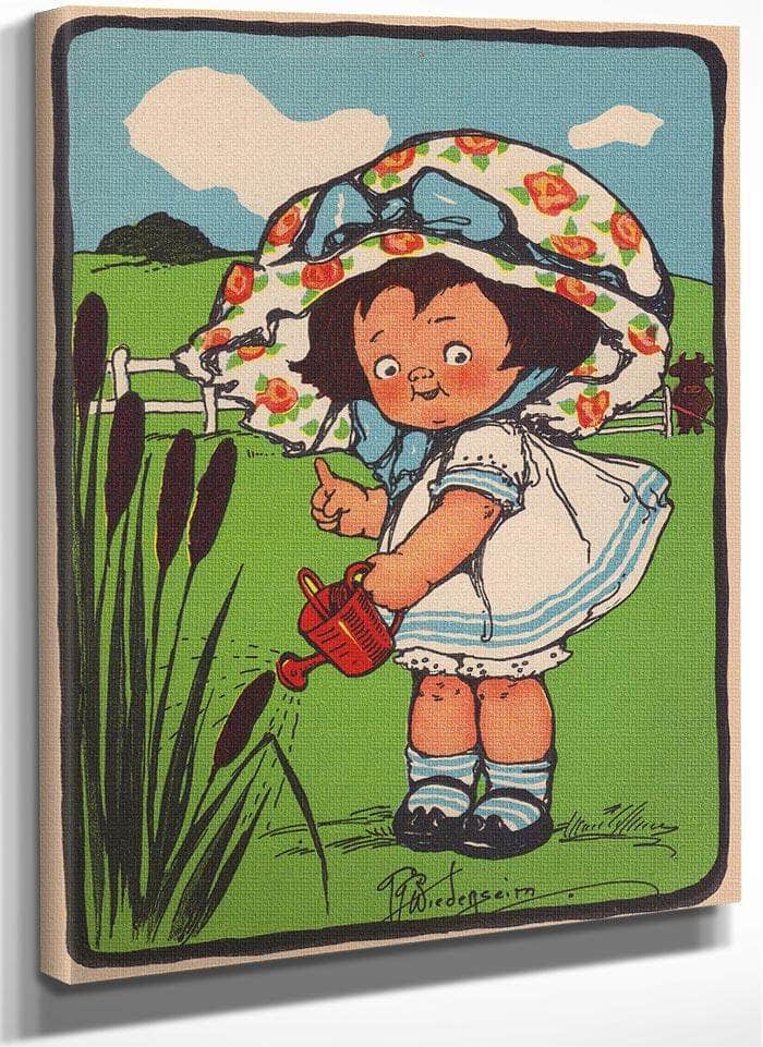 Cat Tails Illustrated By Grace G Drayton Fine Art Print