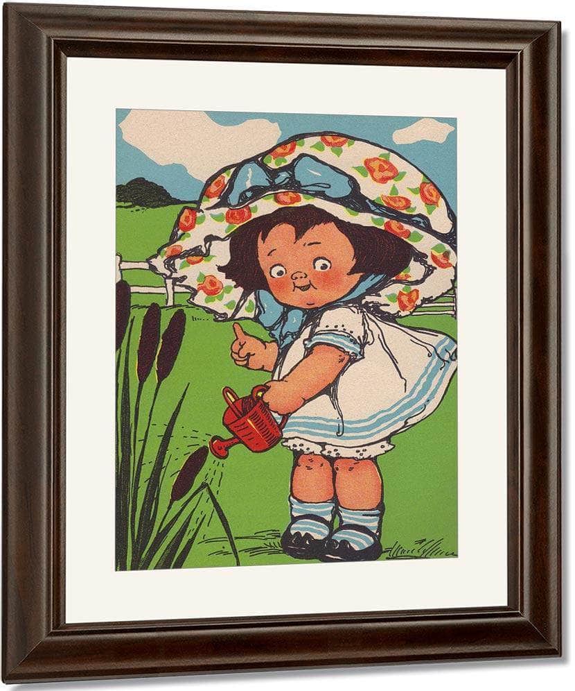 Cat Tails Illustrated By Grace G Drayton Fine Art Print