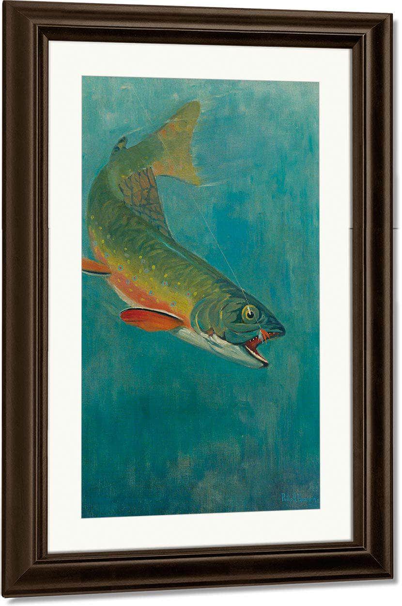 Catching The Bait By Philip R. By Goodwin Fine Art Print