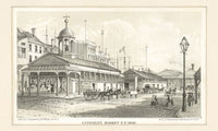 Catharine Market N.Y. 1850 2 By George Hayward Fine Art Print