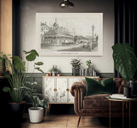 Catharine Market N.Y. 1850 2 By George Hayward Fine Art Print