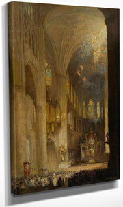 Cathedral Interior By Colin Campbell Cooper Fine Art Print