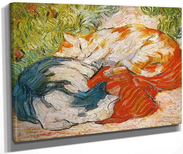 Cats By Franz Marc Fine Art Print
