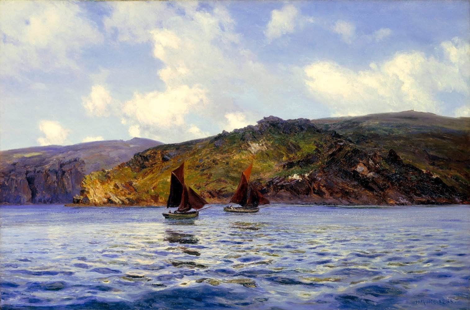 Catspaws Off The Land Painting Henry Moore Canvas Art Fine Art Print