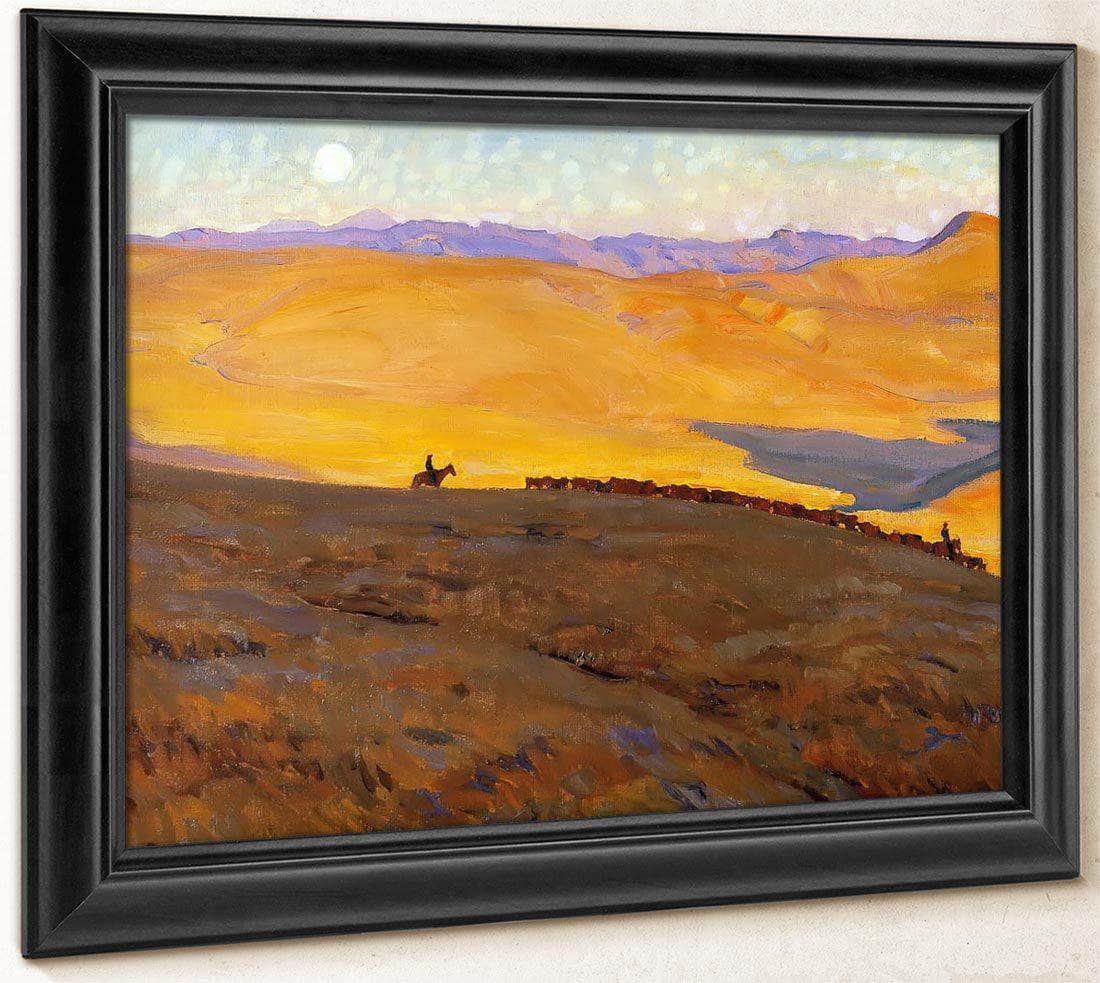 Cattle Country By Maynard Dixon Fine Art Print