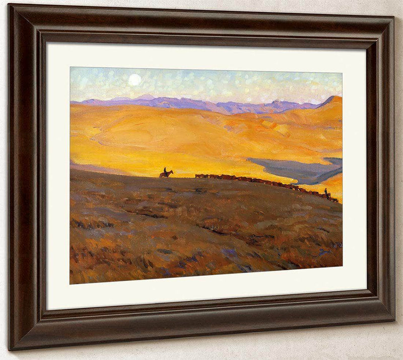 Cattle Country By Maynard Dixon Fine Art Print