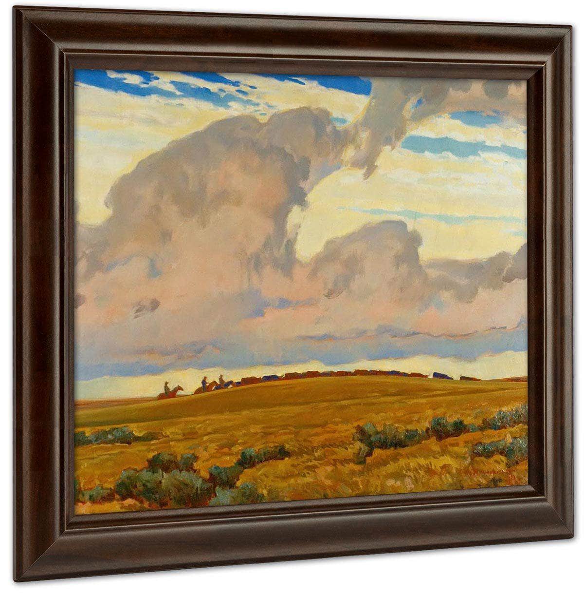 Cattle Range By Maynard Dixon Fine Art Print