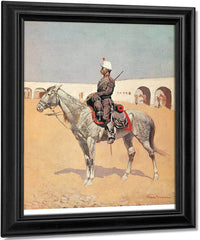 Cavalryman Of The Line,Mexico By Frederic Remington Fine Art Print