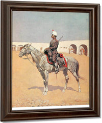 Cavalryman Of The Line,Mexico By Frederic Remington Fine Art Print