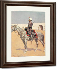 Cavalryman Of The Line,Mexico By Frederic Remington Fine Art Print