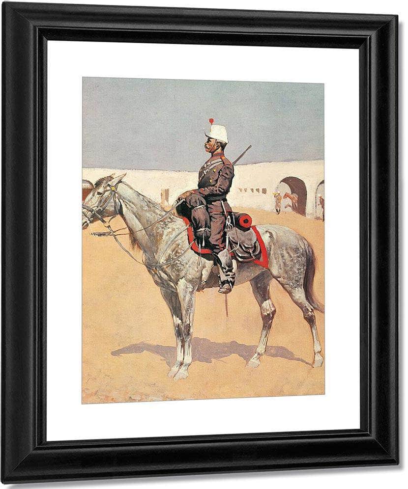 Cavalryman Of The Line,Mexico By Frederic Remington Fine Art Print