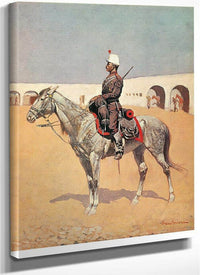 Cavalryman Of The Line,Mexico By Frederic Remington Fine Art Print