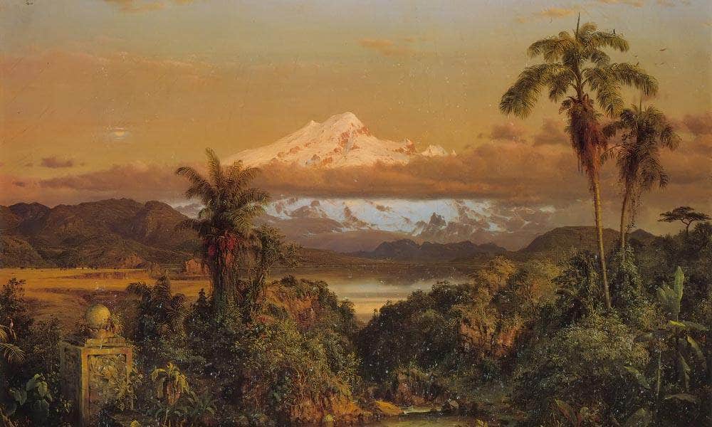 Cayambe By Fredric Edwin Church Fine Art Print