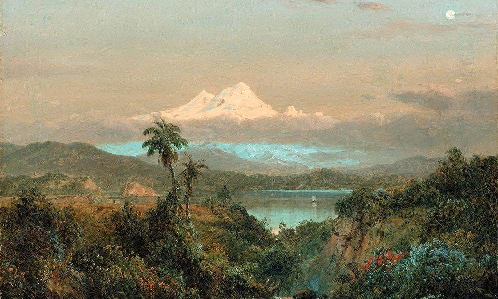 Cayambe By Fredric Edwin Church By 01 Fine Art Print