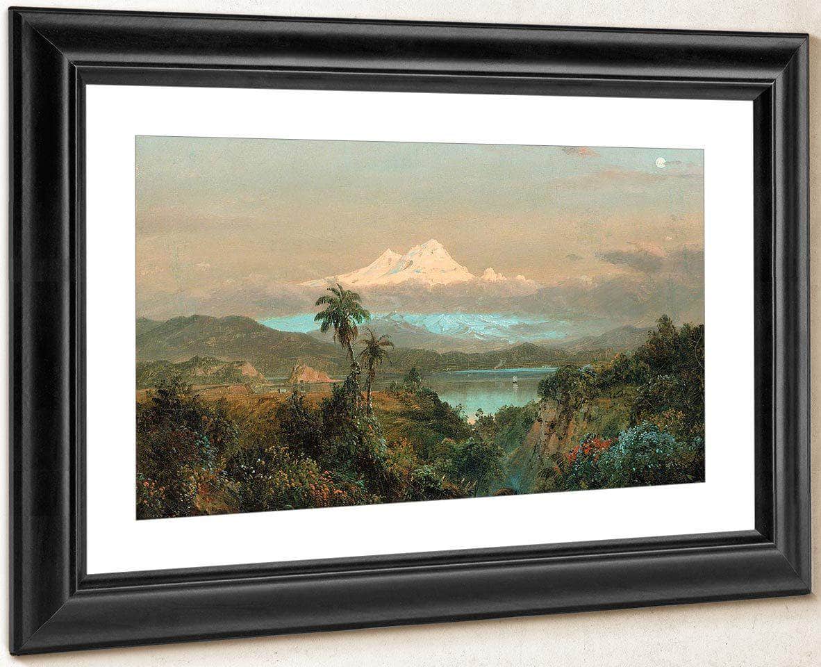 Cayambe By Fredric Edwin Church By 01 Fine Art Print