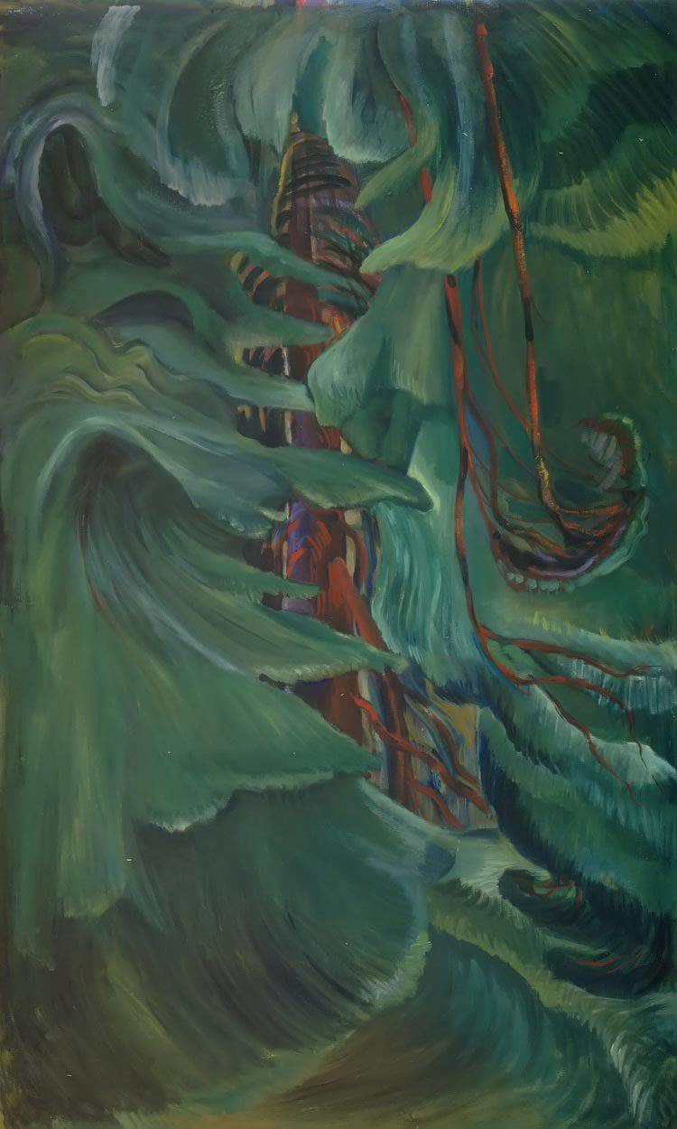 Cedar By Emily Carr Fine Art Print