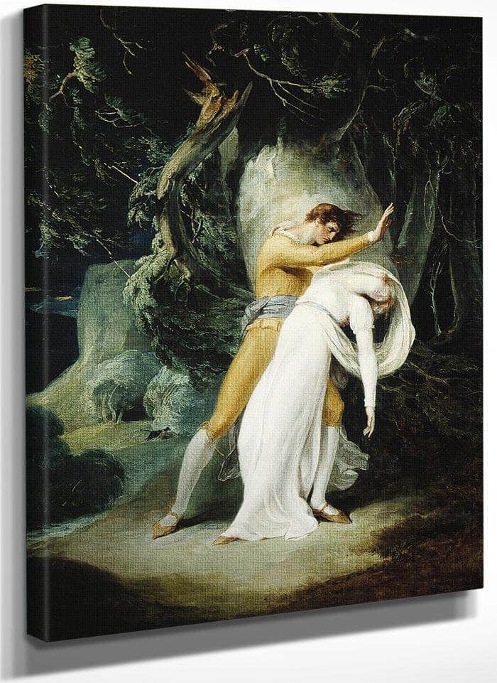 Celadon And Amelia By William Hamilton Fine Art Print