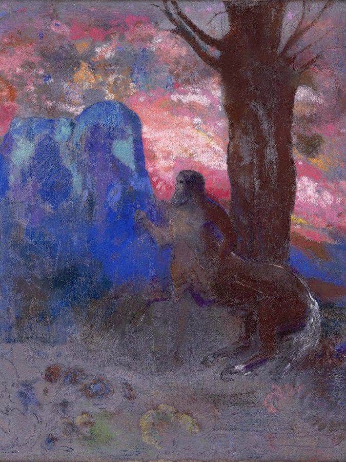Centaur 1900 By Odilon Redon Fine Art Print