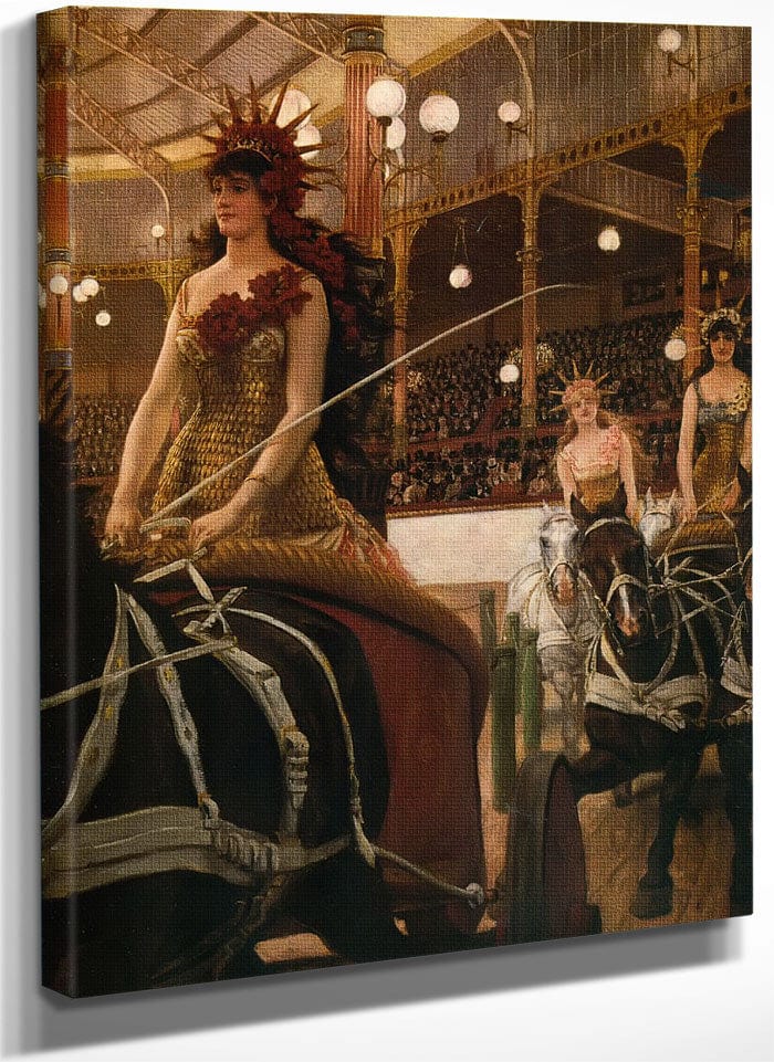 Ces Dames Des Chars By James Tissot Fine Art Print