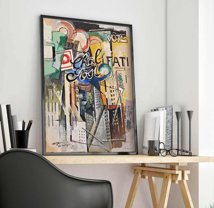 Chal Post Painting Albert Gleizes Canvas Art Fine Art Print