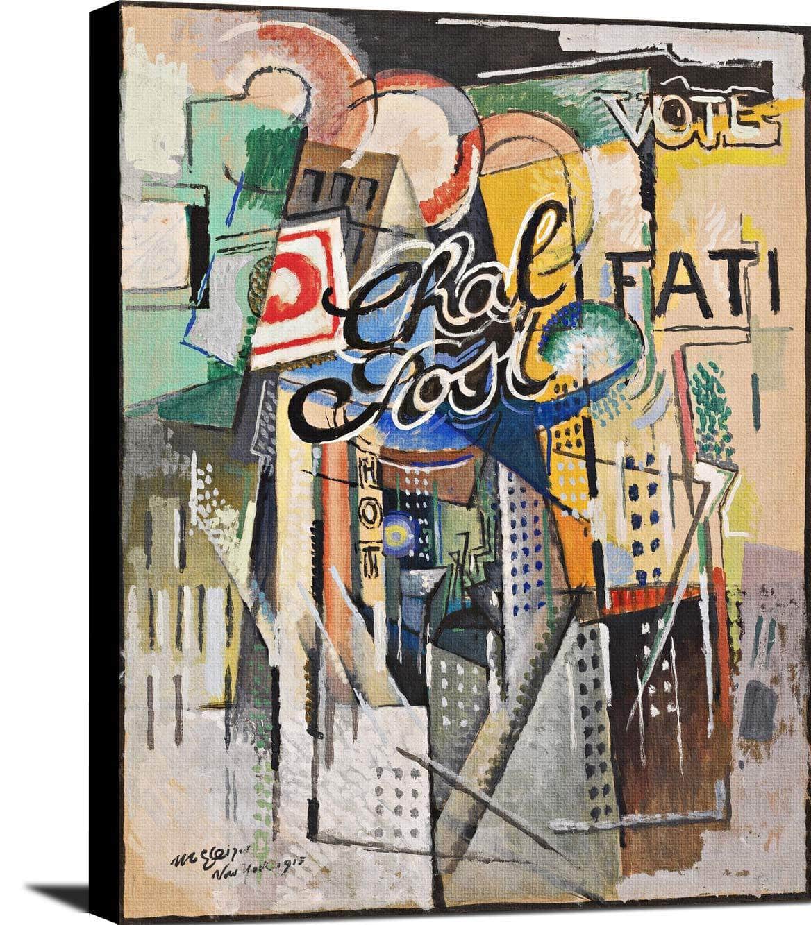 Chal Post Painting Albert Gleizes Canvas Art Fine Art Print