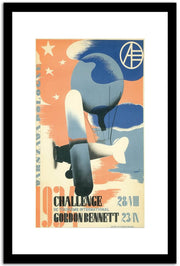 Challenge  Vintage Poster Fine Art Print