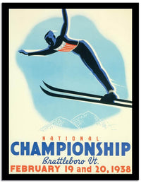 Championship  Vintage Poster Fine Art Print